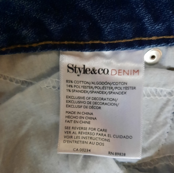 Style & Co. Embellished Jeans - Picture 7 of 8